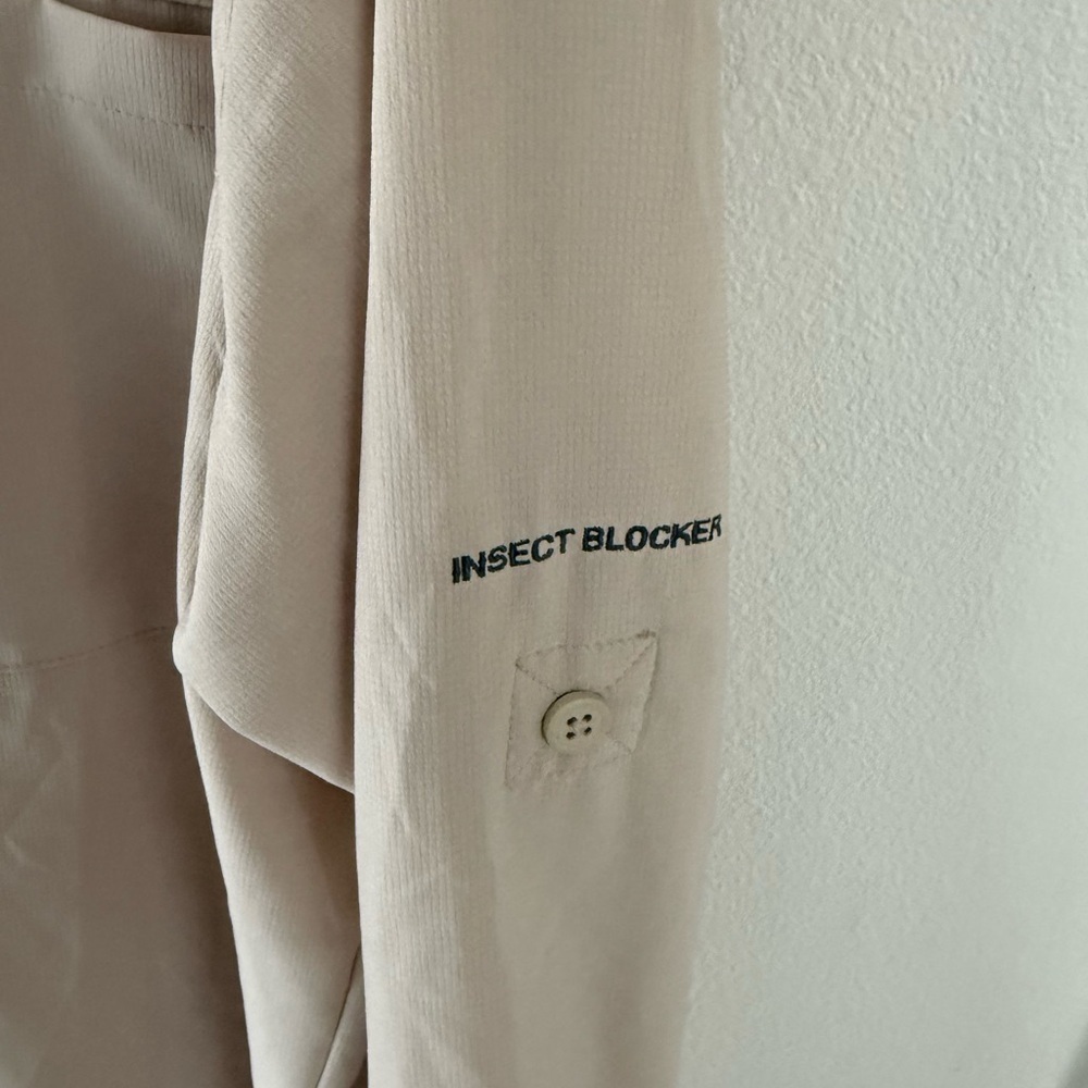 Columbia Men's Casual Button Down Shirt - Beige - Picture 3 of 6